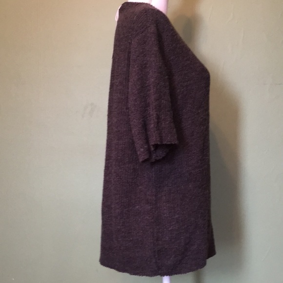 Zara grey short sleeved ribbed sweater - Picture 2 of 5